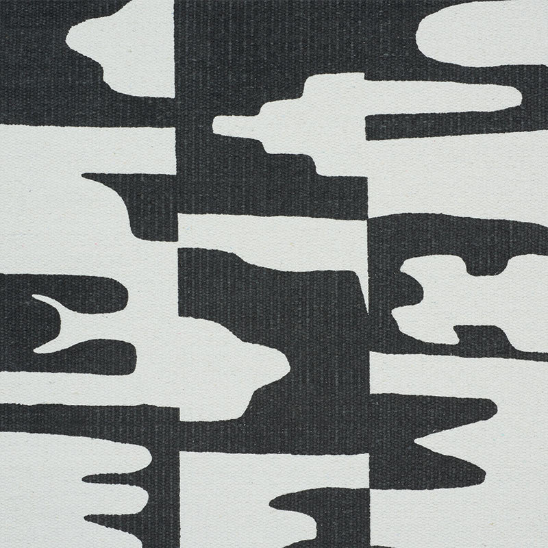 Copp Black 178490 by Schumacher Fabric Schumacher Fabric Copp Black 178490Fabric COTTON 100% UNITED STATES OF AMERICA </p><p>Repeat: H: HORZ. 52 3/4" (134CM), V: VERT. 45 1/2" (116CM) 52.75 - Fabric Carolina -