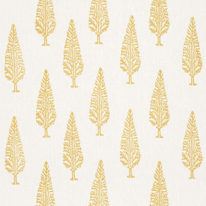 Juniper Block Print Yellow 178512 by Schumacher Designer Fabric PALAMPORE See Sample INDIA - </p><p>Repeat: Horizontal: 8 3/4" (22CM) and Vertical: 10 1/2" (27CM) 56" (142CM) - Swanky Fabrics -