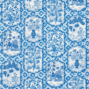 Ting Ting Blue 178571 by Schumacher Designer Fabric