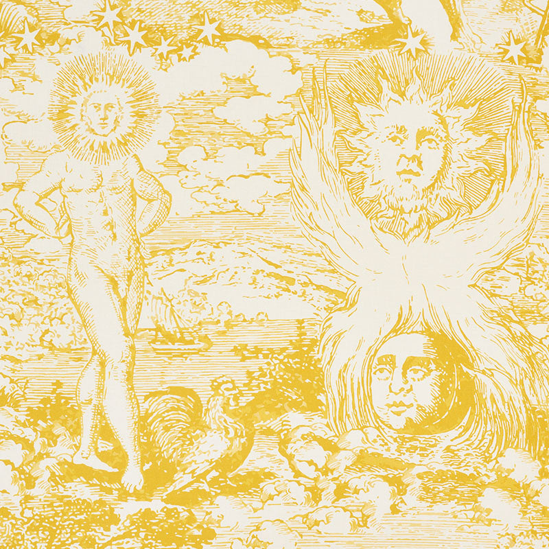 Modern Toile Yellow 178622 by Schumacher Fabric Schumacher Fabric Modern Toile Yellow 178622Fabric COTTON 100% UNITED KINGDOM </p><p>Repeat: H: HORZ. 54" (137CM) , V: VERT. 69 7/8" (177CM) 54 - Fabric Carolina -