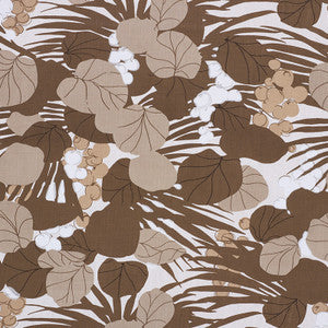 Sea Grapes Bark 178632 by Schumacher Designer Fabric