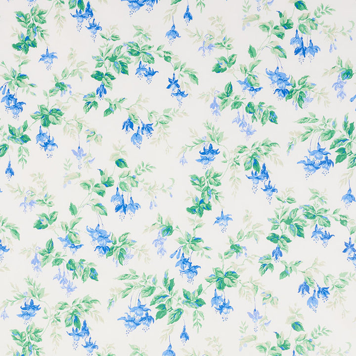 Garden Gate Chintz Cobalt 178680 by Schumacher Designer Fabric REVISIT OF POPULAR PATTERNS See Sample UNITED KINGDOM - </p><p>Repeat: Horizontal: 14 1/4" (36CM) and Vertical: 12 3/4" (32CM) 54" (137CM) - Swanky Fabrics -