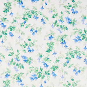 Garden Gate Chintz Cobalt 178680 by Schumacher Designer Fabric
