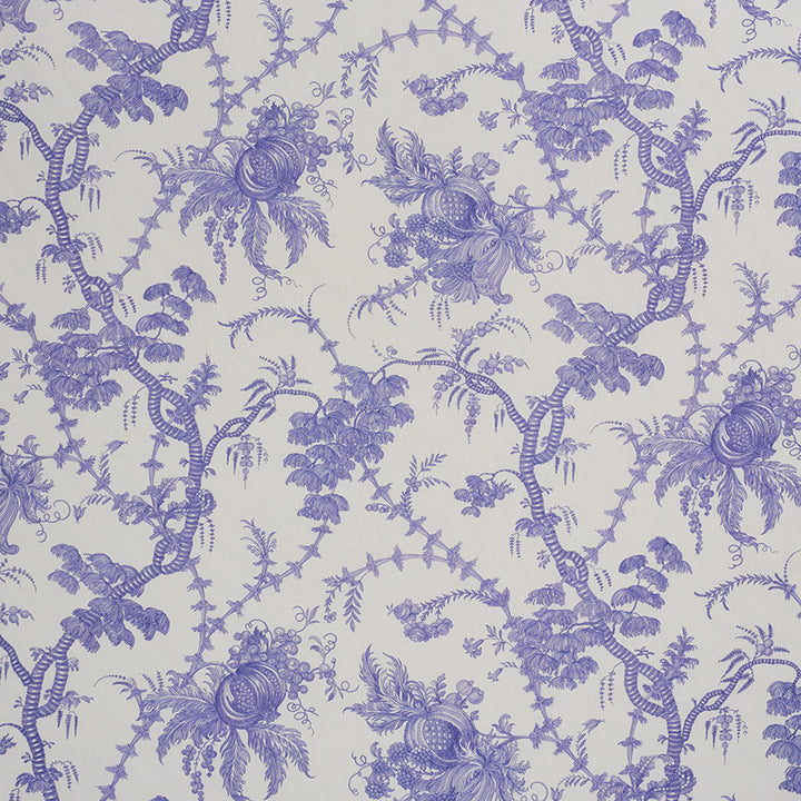 San Cristobal Toile Purple 178732 by Schumacher Designer Fabric SCHUMACHER CLASSICS LINEN 100% UNITED KINGDOM </p><p>Repeat: Horizontal: 55" (140CM) and Vertical: 29 1/2" (75CM) 55.25 - Swanky Fabrics -