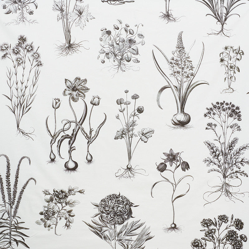 Cabot Botanical Large Ivory 178740 by Schumacher Designer Fabric SCHUMACHER CLASSICS See Sample UNITED KINGDOM - </p><p>Repeat: Horizontal: 111" (282CM) and Vertical: 54 3/4" (142CM) 55 1/2" (141CM) - Swanky Fabrics -