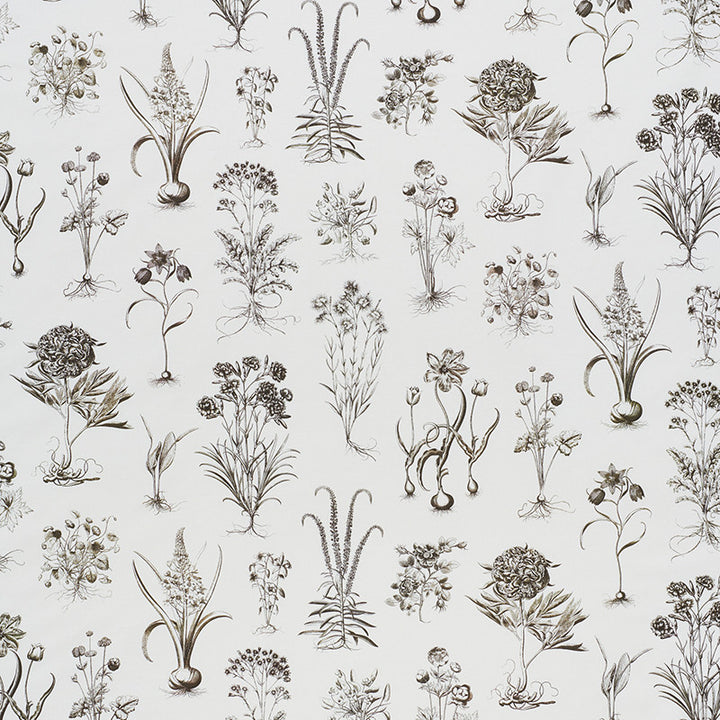 Cabot Botanical Ivory 178751 by Schumacher Designer Fabric SCHUMACHER CLASSICS See Sample UNITED KINGDOM - </p><p>Repeat: Horizontal: 53 3/4" (137CM) and Vertical: 29 7/8" (56CM) 55 1/2" (141CM) - Swanky Fabrics -