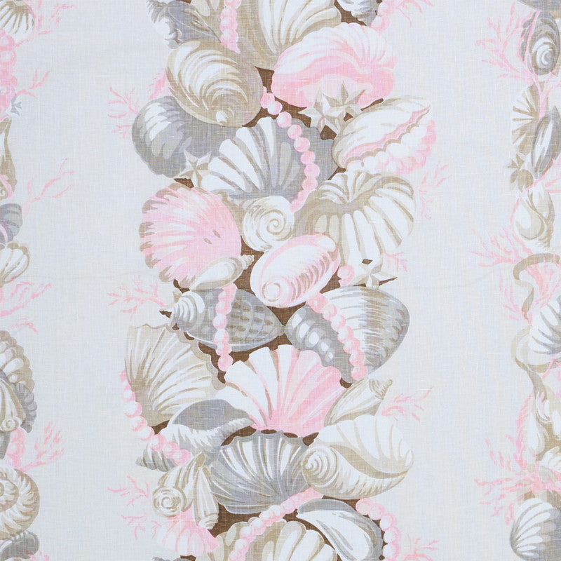 Bedolina Chintz Pink & Natural 178781 by Schumacher Designer Fabric SCHUMACHER CLASSICS LINEN 100% UNITED STATES OF AMERICA </p><p>Repeat: Horizontal: 54" (137CM) and Vertical: 27" (69CM) 54 - Swanky Fabrics -