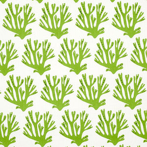Coral Green 179101 by Schumacher Designer Fabric