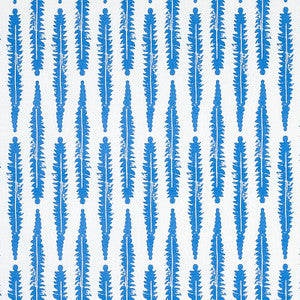 Fern Blue 179153 by Schumacher Designer Fabric