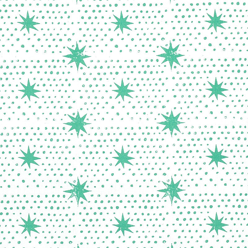 Spot & Star Sea Glass 179161 by Schumacher Fabric Schumacher Fabric Spot & Star Sea Glass 179161Fabric LINEN 60% THAILAND </p><p>Repeat: H: HORZ. 6 3/4" (17CM) , V: VERT. 15" (38CM) 54 - Fabric Carolina -