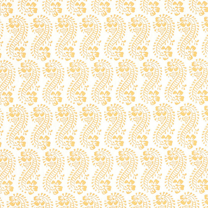 Lani Gold 179181 by Schumacher Fabric Schumacher Fabric Lani Gold 179181Fabric LINEN 60% THAILAND </p><p>Repeat: H: HORZ. 3 3/8" (9CM) , V: VERT. 6 1/4" (16CM) 54 - Fabric Carolina -
