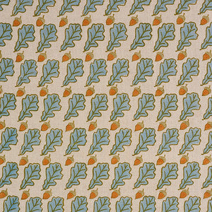 Oak Blue 179311 by Schumacher Designer Fabric