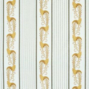 Aleksy Stripe Neutral 179380 by Schumacher Designer Fabric