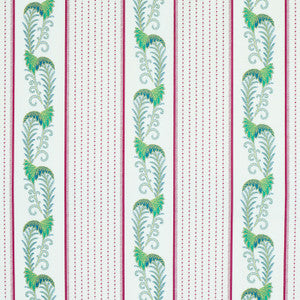 Aleksy Stripe Plum 179382 by Schumacher Designer Fabric