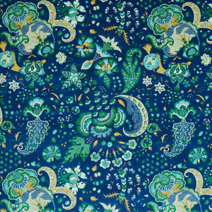 Majorelle Velvet Blue 179420 by Schumacher Designer Fabric