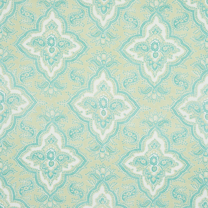Amalia Medallion Handmade Print Mineral 179441 by Schumacher Designer Fabric JACARANDA COTTON 100% UNITED KINGDOM MARTINDALE 20000 </p><p>Repeat: Horizontal: 27" (69CM) and Vertical: 15" (38CM) 54 - Swanky Fabrics -