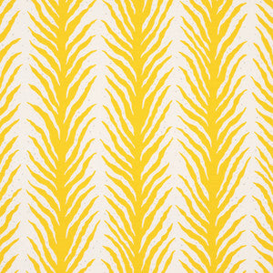 Creeping Fern Lemonade 179481 by Schumacher Designer Fabric