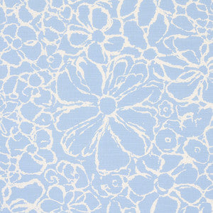 Sidonie Blue 179550 by Schumacher Designer Fabric