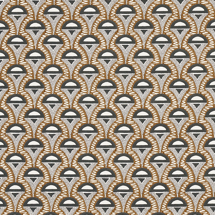 Abelino Camel & Black 179580 by Schumacher Fabric Schumacher Fabric Abelino Camel & Black 179580Fabric COTTON 100% UNITED KINGDOM </p><p>Repeat: H: HORZ. 2 1/2" (6CM), V: VERT. 4 1/5" (11CM) 54 - Fabric Carolina -