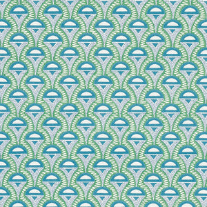 Abelino Green & Peacock 179582 by Schumacher Designer Fabric
