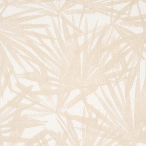 Sunlit Palm Linen Sand 179603 by Schumacher Designer Fabric