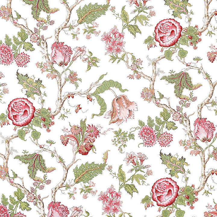 Josephine Pink 179651 by Schumacher Designer Fabric SCHUMACHER CLASSICS LINEN 100% THAILAND MARTINDALE 20,000 </p><p>Repeat: Horizontal: 27" (69CM) and Vertical: 29 1/2" (75CM) 54.5 - Swanky Fabrics -