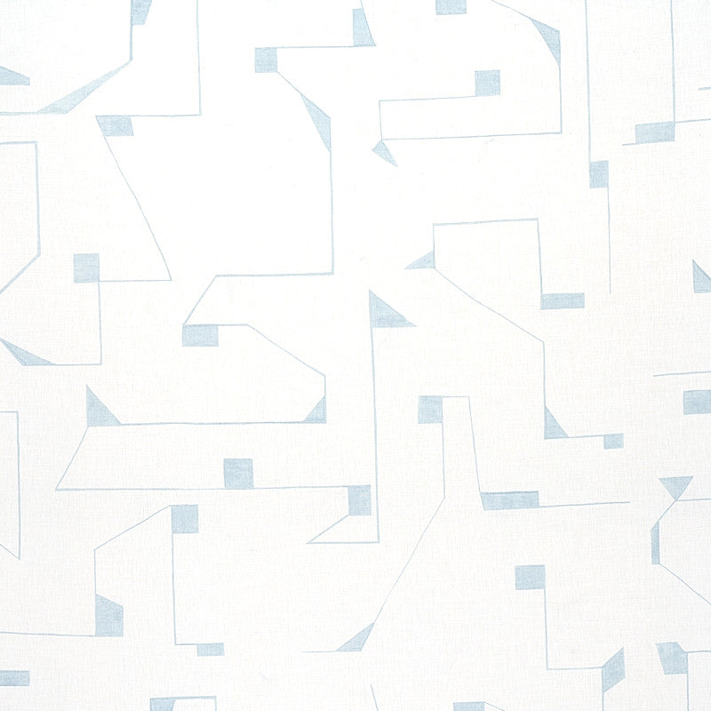 Circuit Sky 179690 by Schumacher Designer Fabric PORTER TELEO LINEN 53% COTTON 35% UNITED KINGDOM MARTINDALE 20,000 </p><p>Repeat: Horizontal: 54" (137CM) and Vertical: 54" (137CM) 54 - Swanky Fabrics -