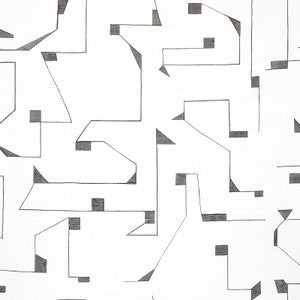 Circuit Grey 179691 by Schumacher Designer Fabric