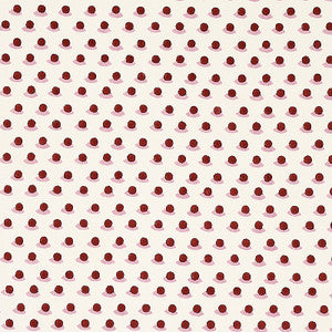 Berry Hand Block Print Iron & Rose 179730 by Schumacher Designer Fabric