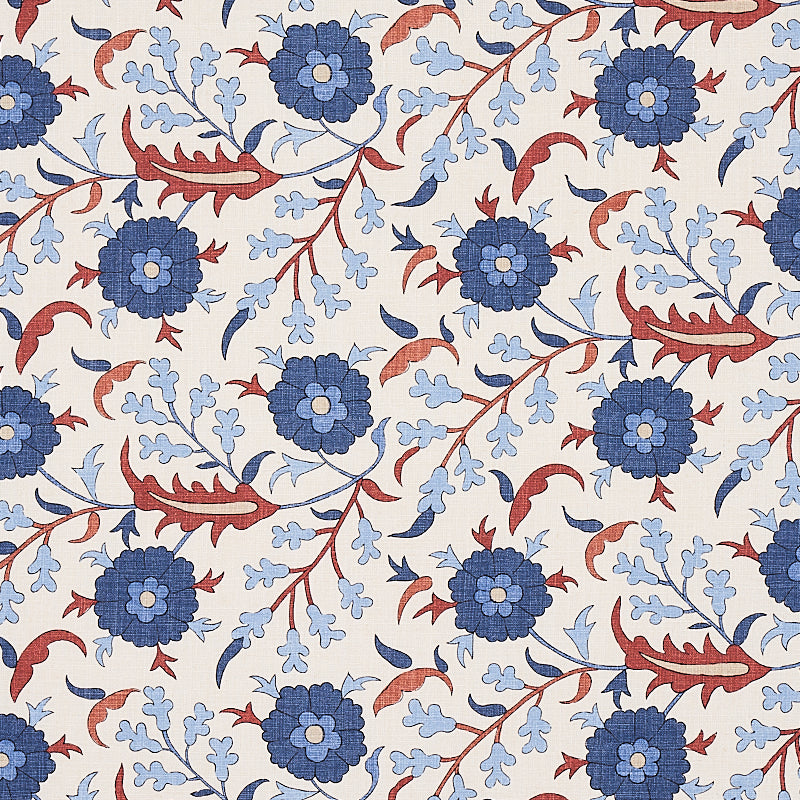 Floralia Parchment 179952 by Schumacher Designer Fabric