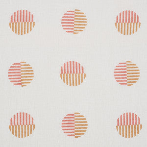 Ando Hand Block Print Rust & Ochre 180001 by Schumacher Designer Fabric