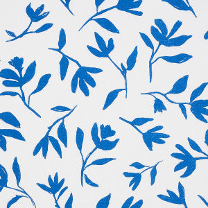 Laurel Navy 180010 by Schumacher Designer Fabric