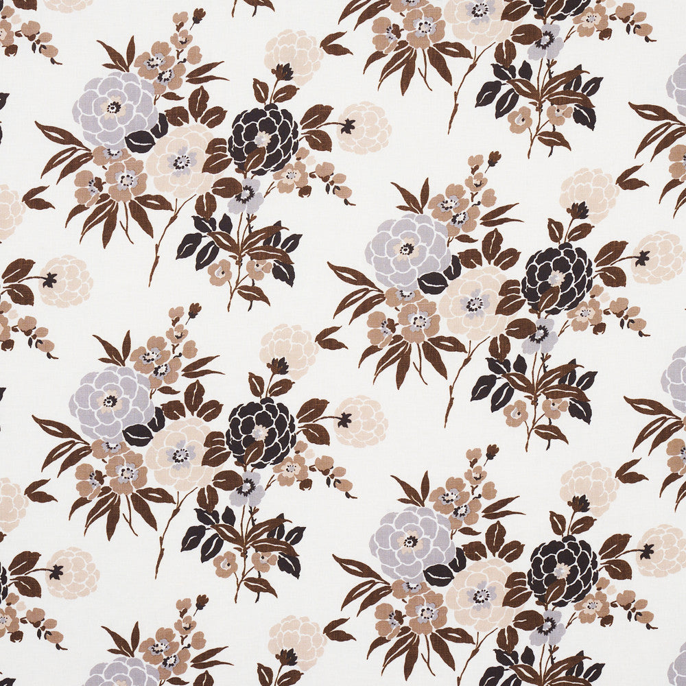 Valentina Floral Brown 180021 by Schumacher Fabric Schumacher Fabric Valentina Floral Brown 180021Fabric LINEN 100% </p><p>Repeat: H: HORZ. 13 1/2" (34CM), V: VERT. 13 1/2" (34CM) 54" (137CM) - Fabric Carolina -
