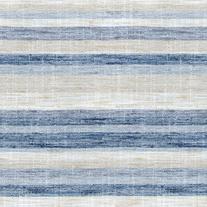 Faded Stripe Indigo 180042 by Novogratz Designer Fabric