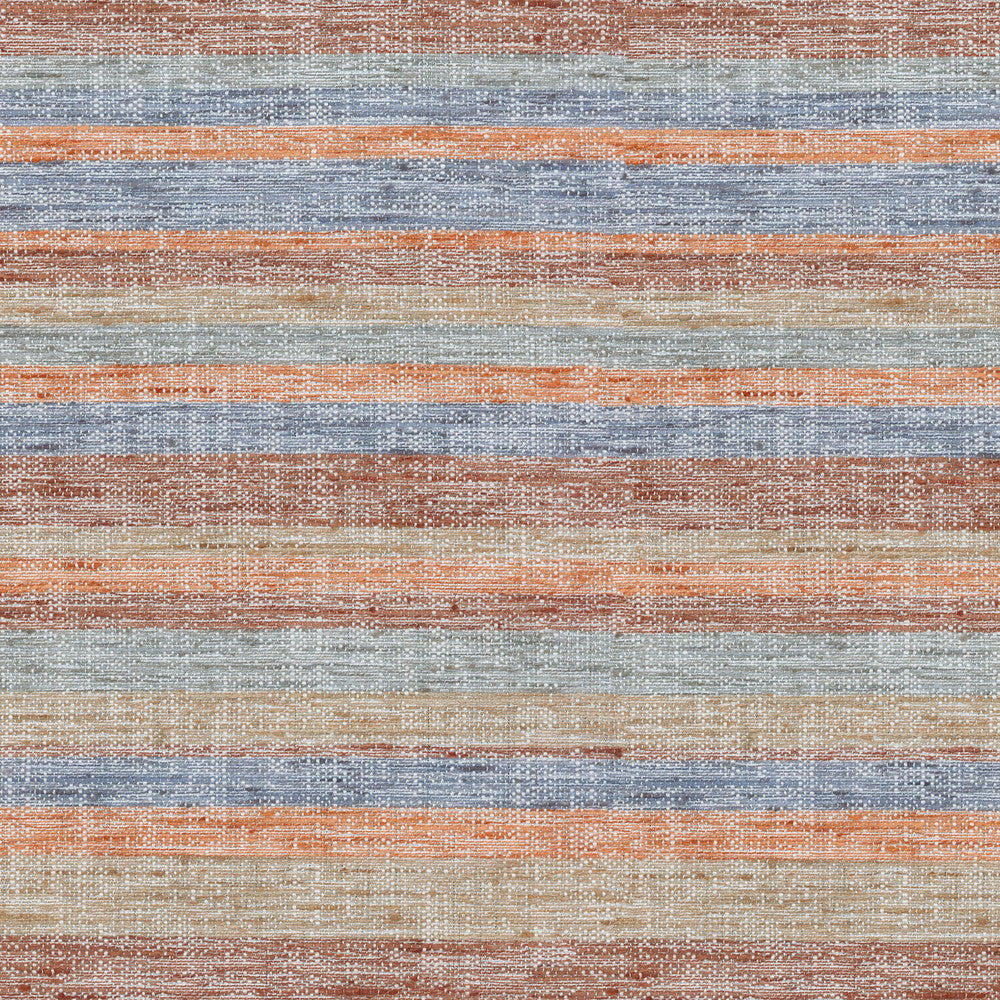 Faded Stripe Spice 180043 by Novogratz Designer Fabric - 100%Polyester INDIA 45000 Horizontal: 0 and Vertical: 13.5 54 - Swanky Fabrics -