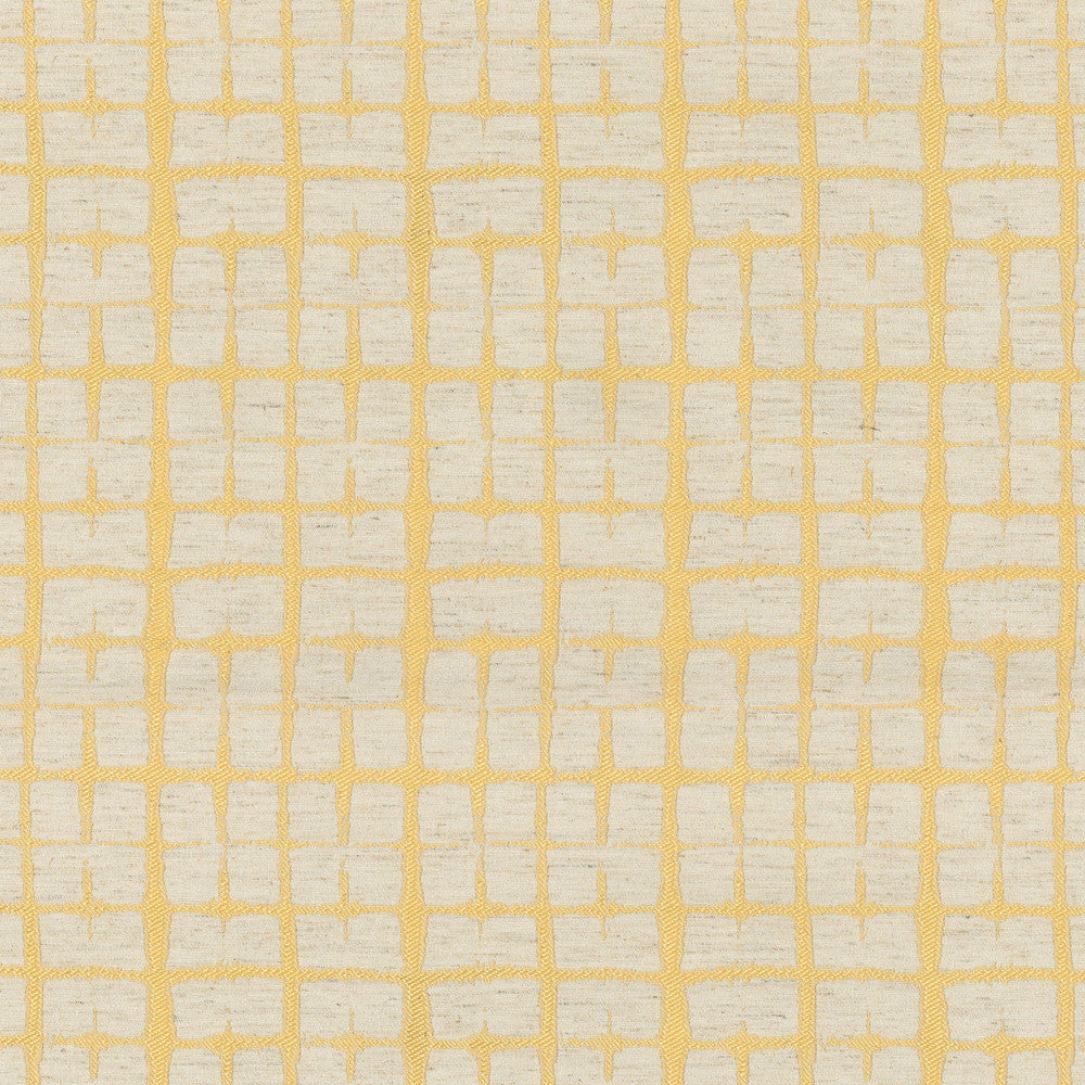 Shibori Plaid Sunshine 180060 by Novogratz Designer Fabric - Base:94%Polyester 6%Linen China 30000 Horizontal: 5.5 and Vertical: 3.5 57 - Swanky Fabrics -