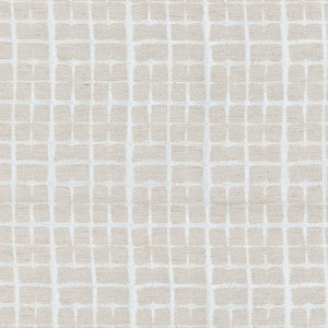 Shibori Plaid Chalk 180066 by Novogratz Designer Fabric