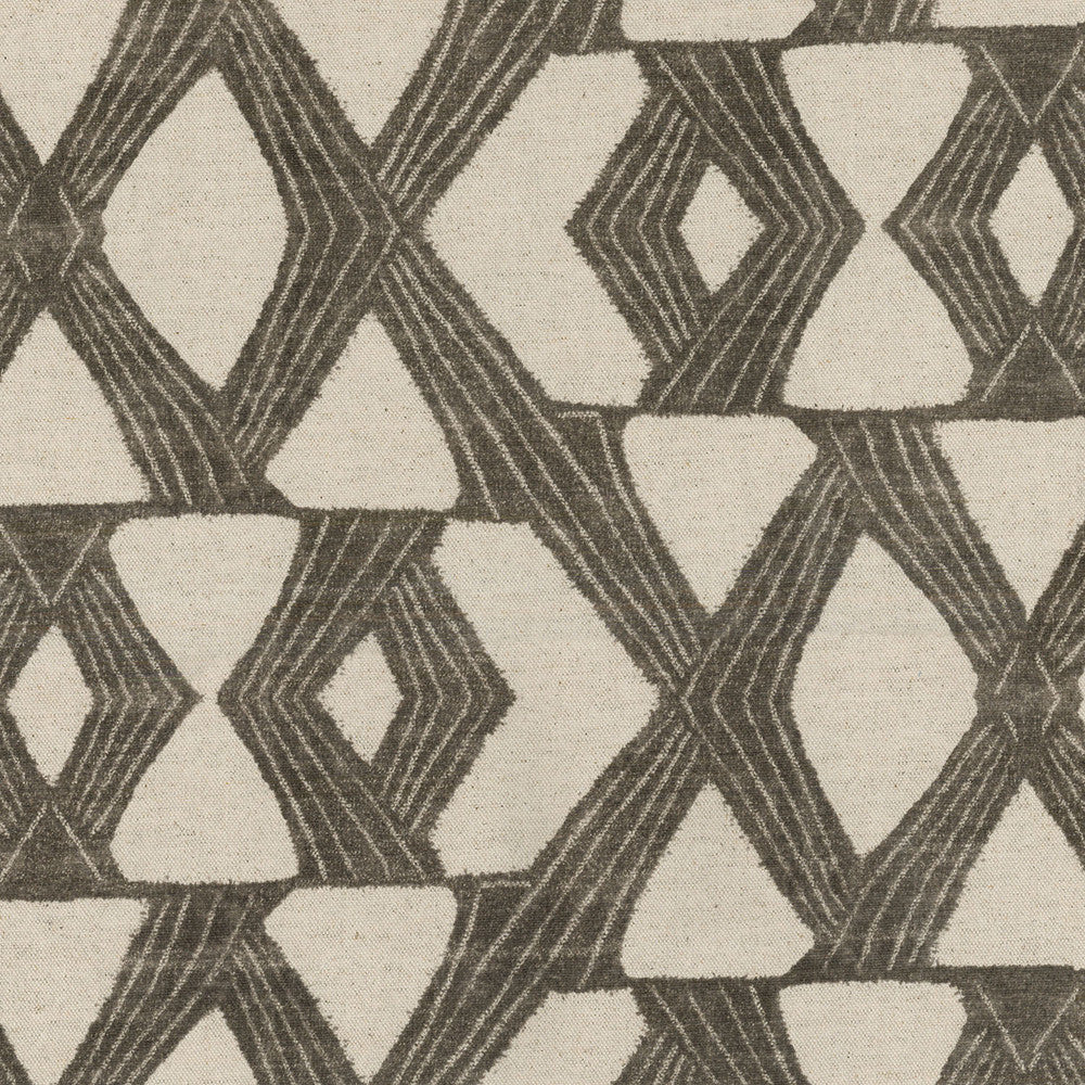 X'S And O'S Onyx 180072 by Novogratz Designer Fabric - Base:80%Cotton 20%Linen CHINA 51000 Horizontal: 13.5 and Vertical: 13.5 54 - Swanky Fabrics -