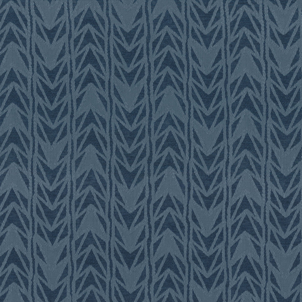 Arrowhead Indigo 180123 by Novogratz Designer Fabric - 100%Polyester CHINA 50000 Horizontal: 13.5 and Vertical: 18.8 54 - Swanky Fabrics -