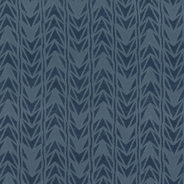 Arrowhead Indigo 180123 by Novogratz Designer Fabric - 100%Polyester CHINA 50000 Horizontal: 13.5 and Vertical: 18.8 54 - Swanky Fabrics -