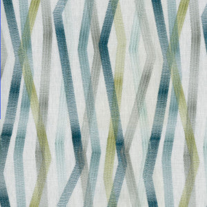 Zig & Zag Emb Poolside 180220 by Novogratz Designer Fabric