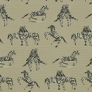 Od Dr Zebra Natural 180262 by Novogratz Designer Fabric