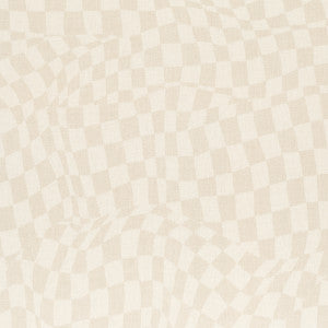 Loose Check Panel Light Neutral 180330 by Schumacher Designer Fabric