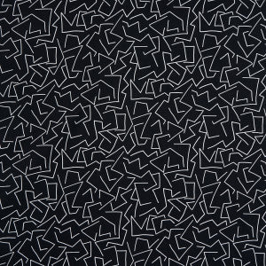 Tangent Print Carbon 180410 by Schumacher Designer Fabric