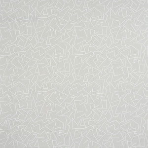 Tangent Print Grey 180411 by Schumacher Designer Fabric
