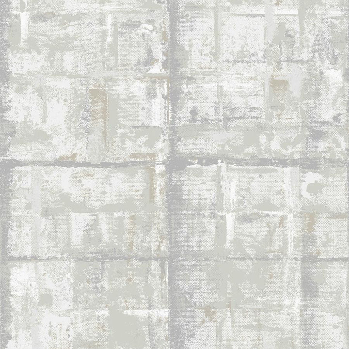 Patina (Wp) # 06 Mist by 1838 Wallcoverings Designer Wallpaper Aurora STRAIGHT PASTE THE WALL UNITED KINGDOM V-25.5" 20.5"X11YD - Swanky Fabrics -