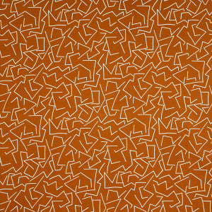Tangent Print Saffron 180412 by Schumacher Designer Fabric