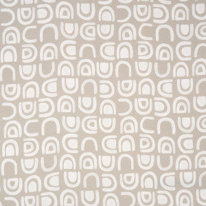 Threshold Printed Linen Ginger 180420 by Schumacher Designer Fabric