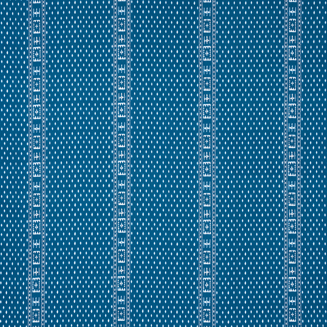 Indah Batik Indigo 180490 by Schumacher Designer Fabric
