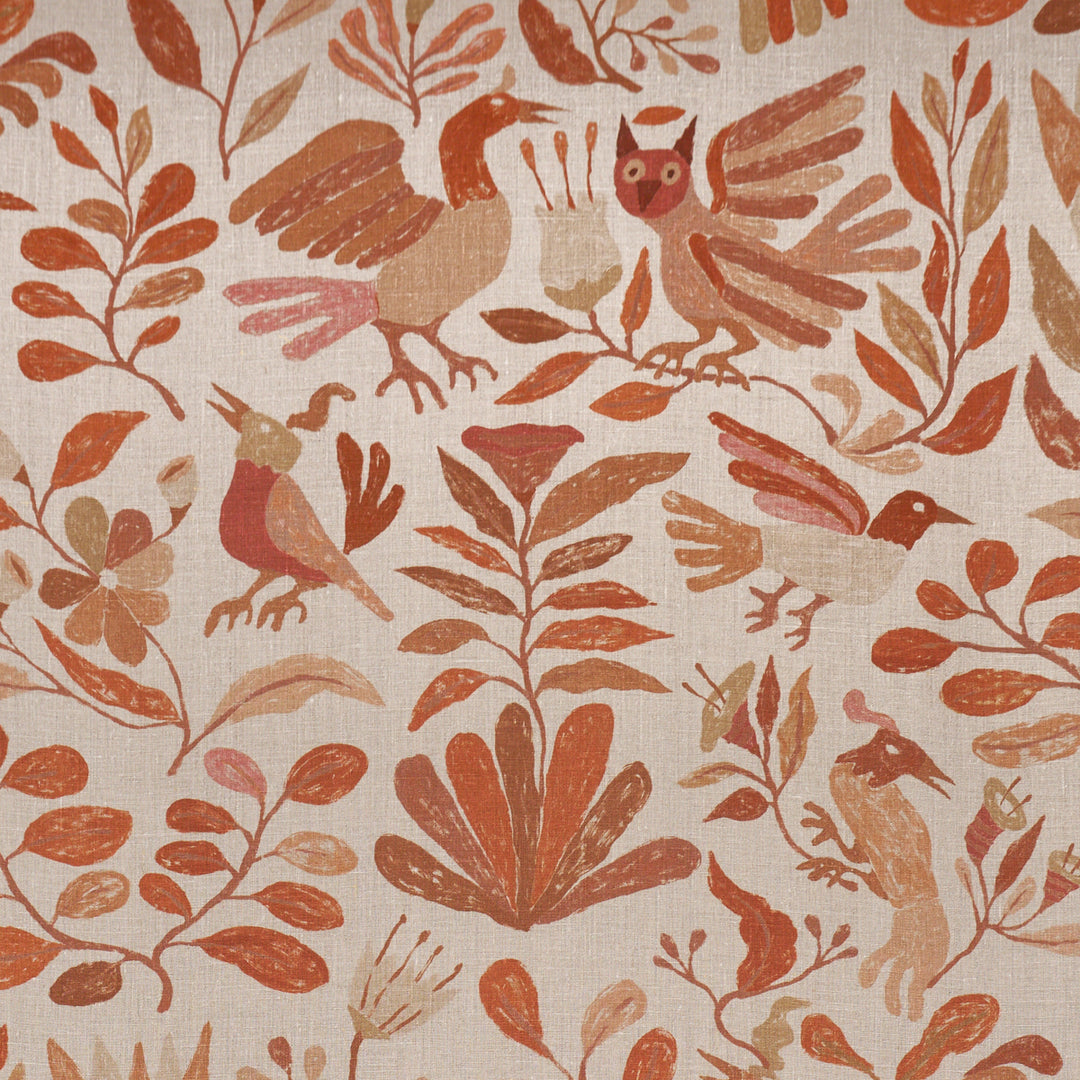Canopy Terracotta 180852 by Schumacher Designer Fabric